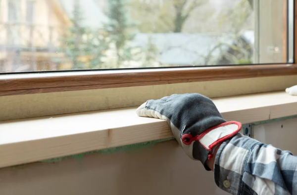 Pemasangan Bambu atau Jeruji Kayu pada Kusen Jendela